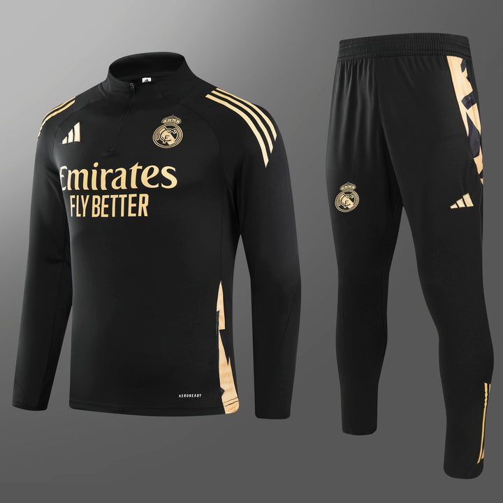 Real Madrid Trainingsanzug – Schwarz