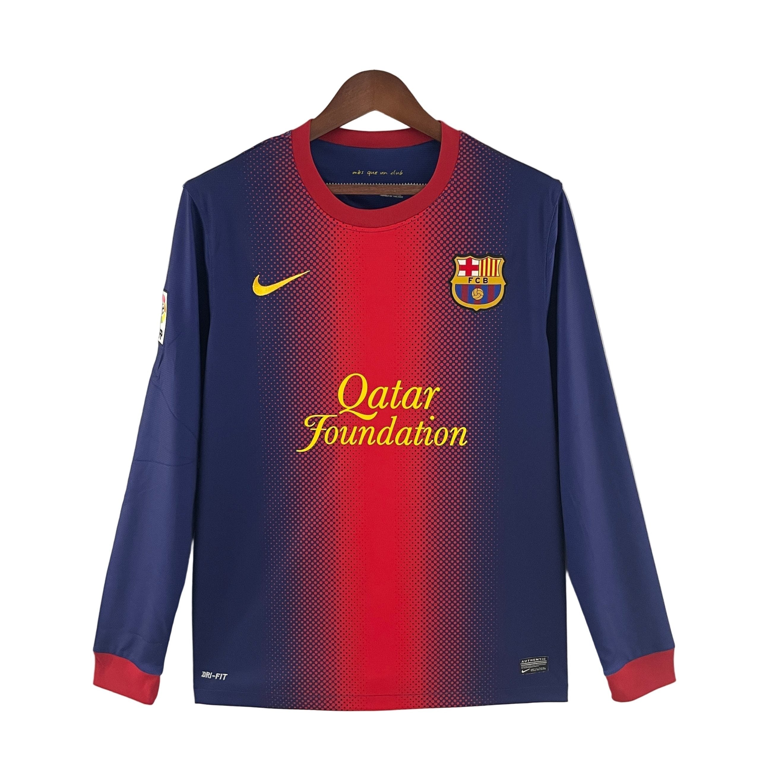 FC Barcelona Heim Retro-Trikot Langarm 2012/2013