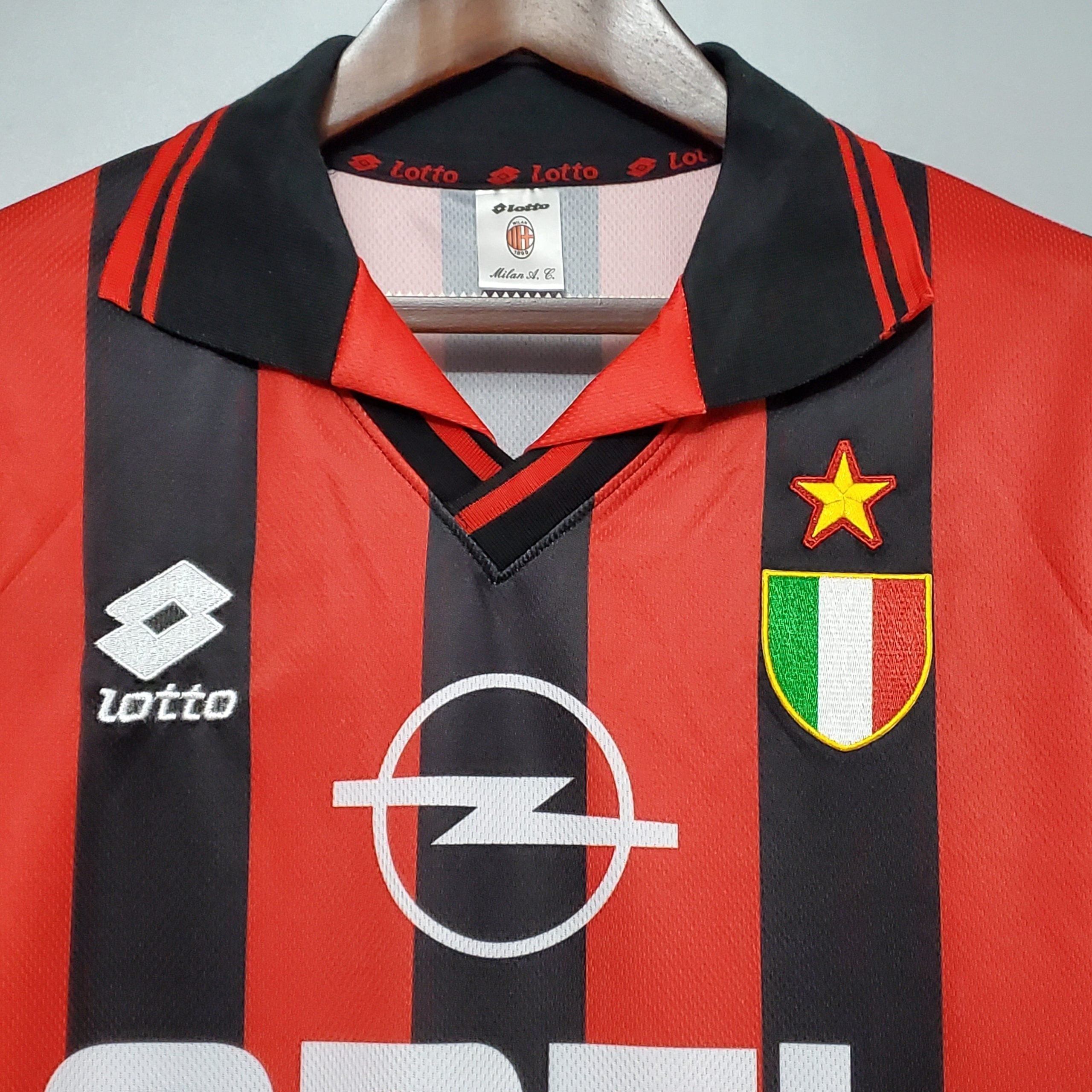 AC Milan Heim Retro-Trikot 1996-1997