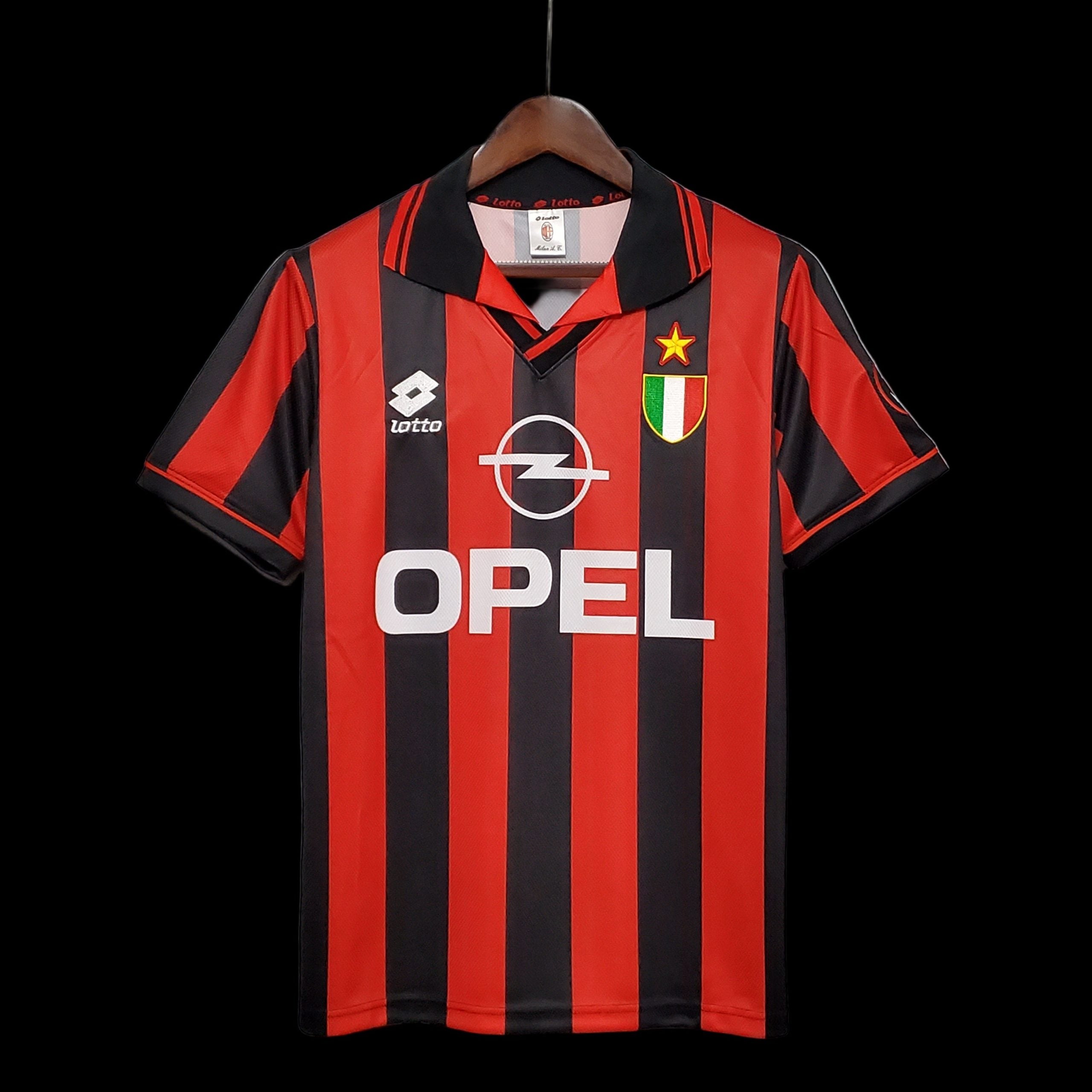 AC Milan Heim Retro-Trikot 1996-1997
