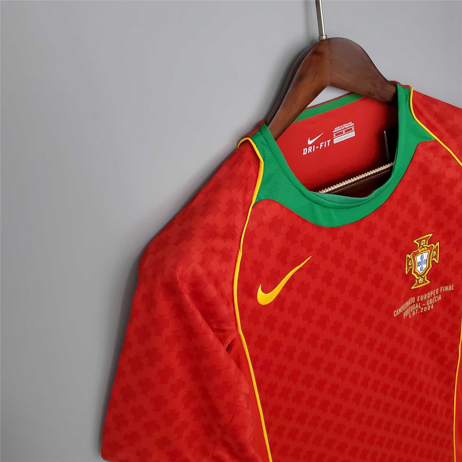 Portugal Retro-Trikot 2004 – Klassisches Euro 2004 Trikot