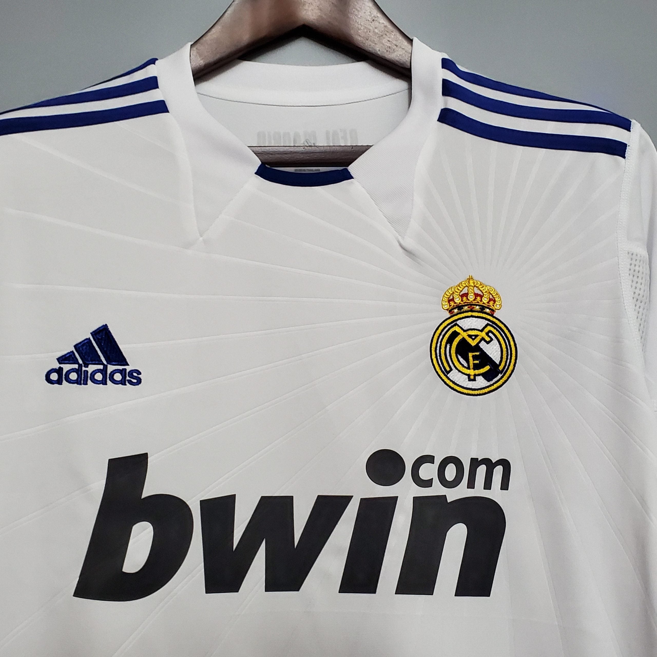 2010/2011 Real Madrid Heim Retro Langarmtrikot