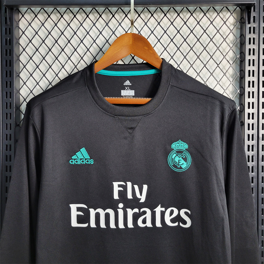 Maglia Trasferta Retro Manica Lunga Real Madrid 2017/2018