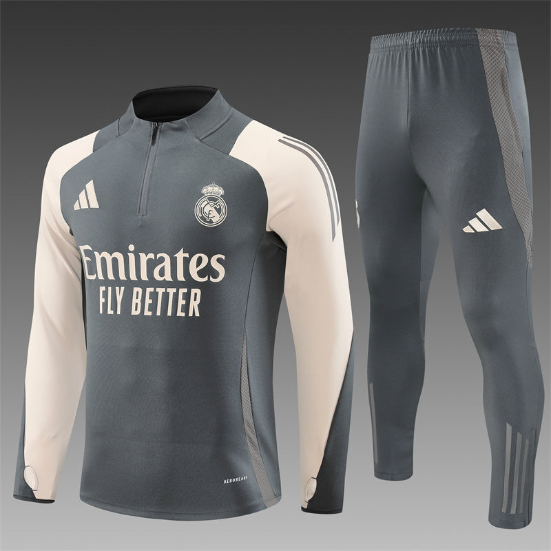 Real Madrid Trainingsanzug Grau 2025