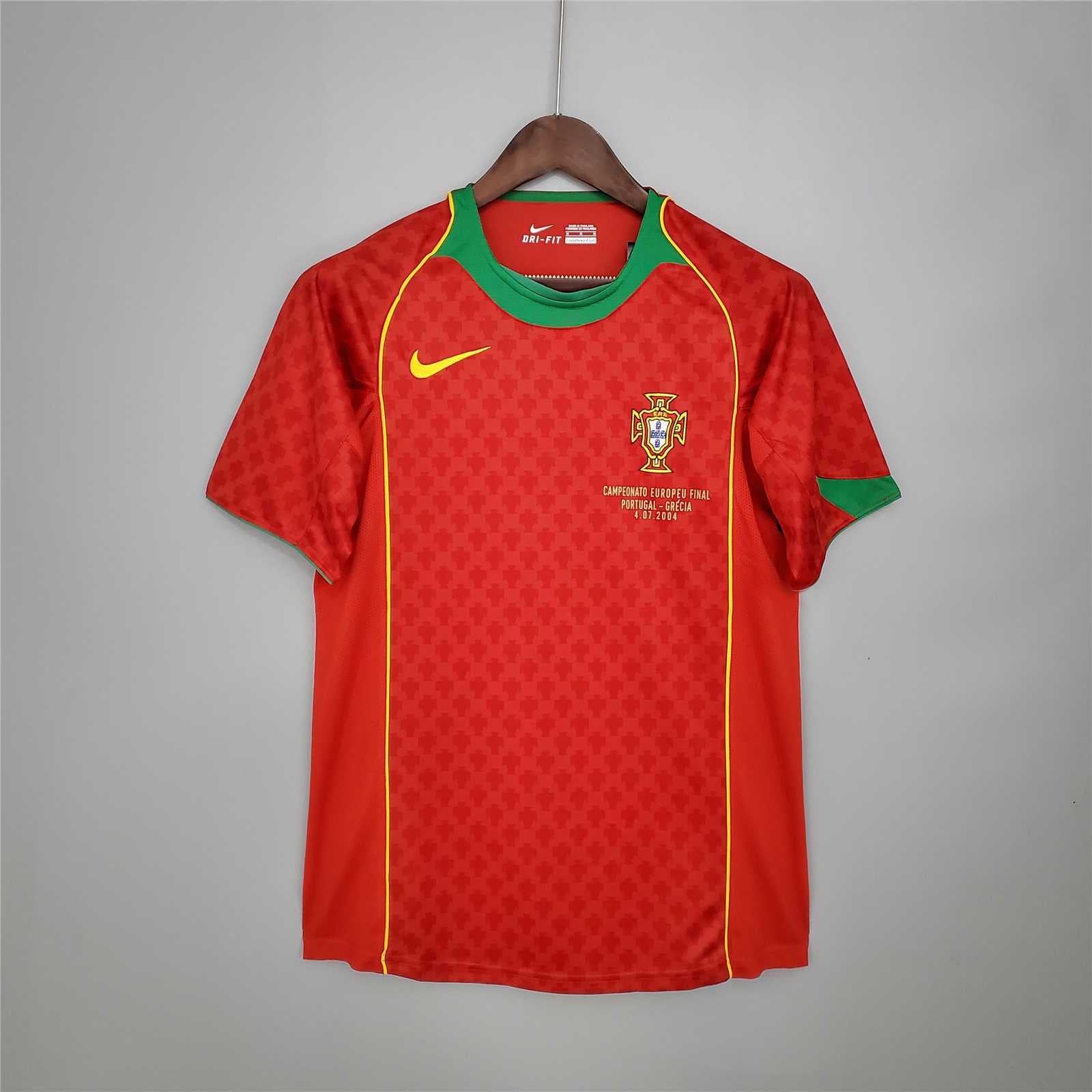 Portugal Retro-Trikot 2004 – Klassisches Euro 2004 Trikot