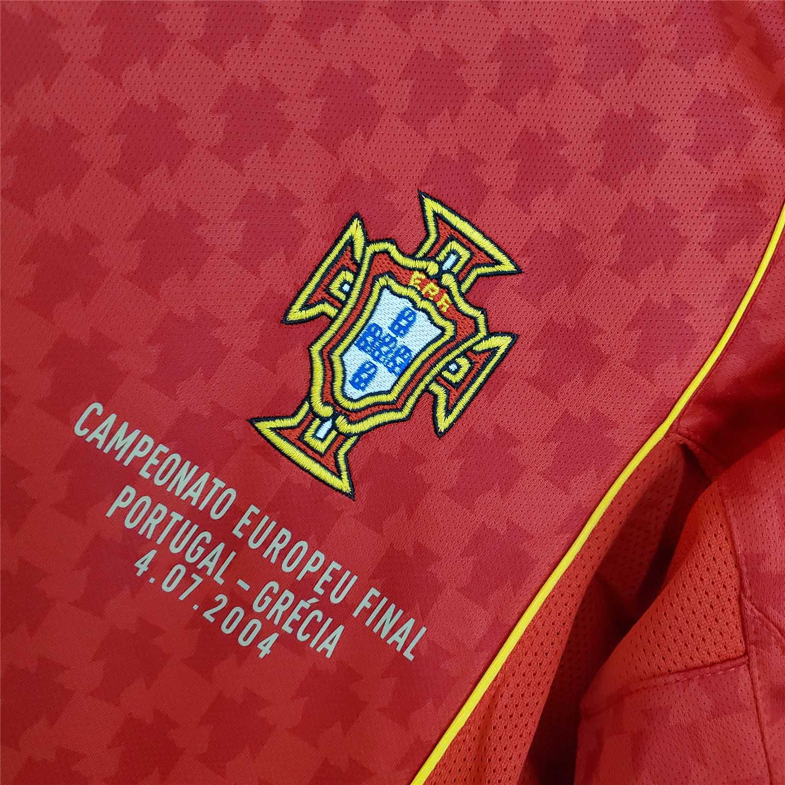 Portugal Retro-Trikot 2004 – Klassisches Euro 2004 Trikot