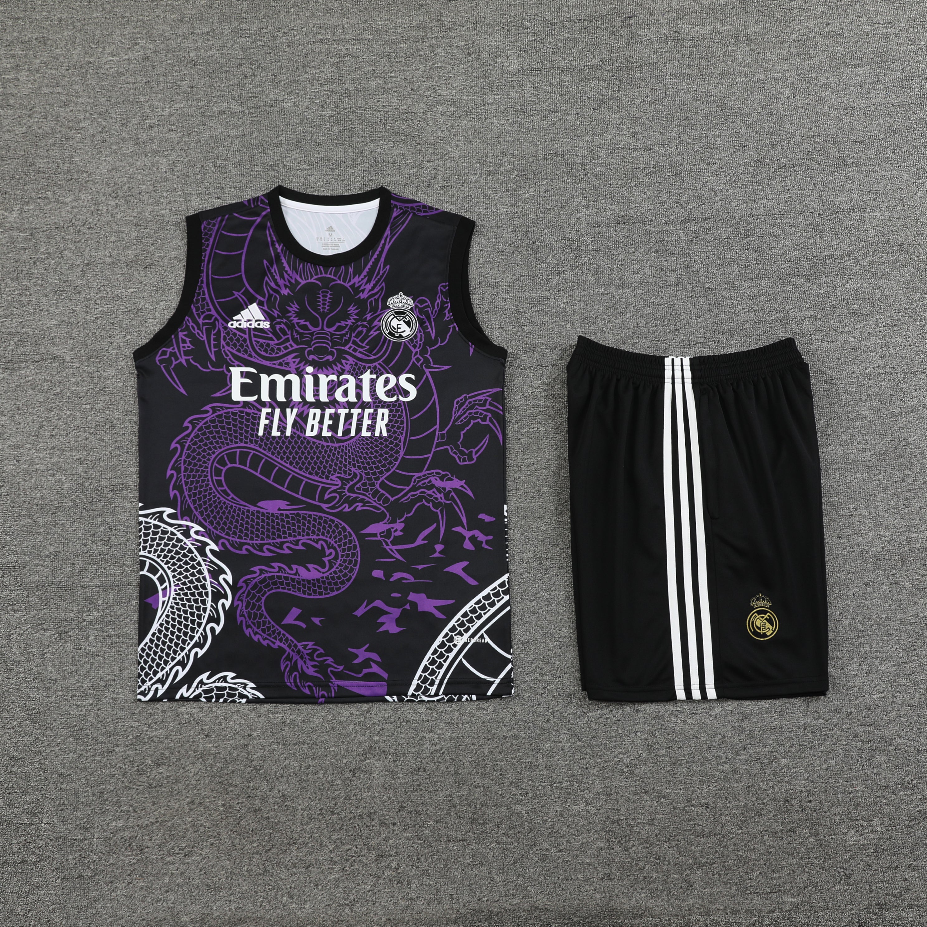 Conjunto de entrenamiento Dragón púrpura Real Madrid 2024/25