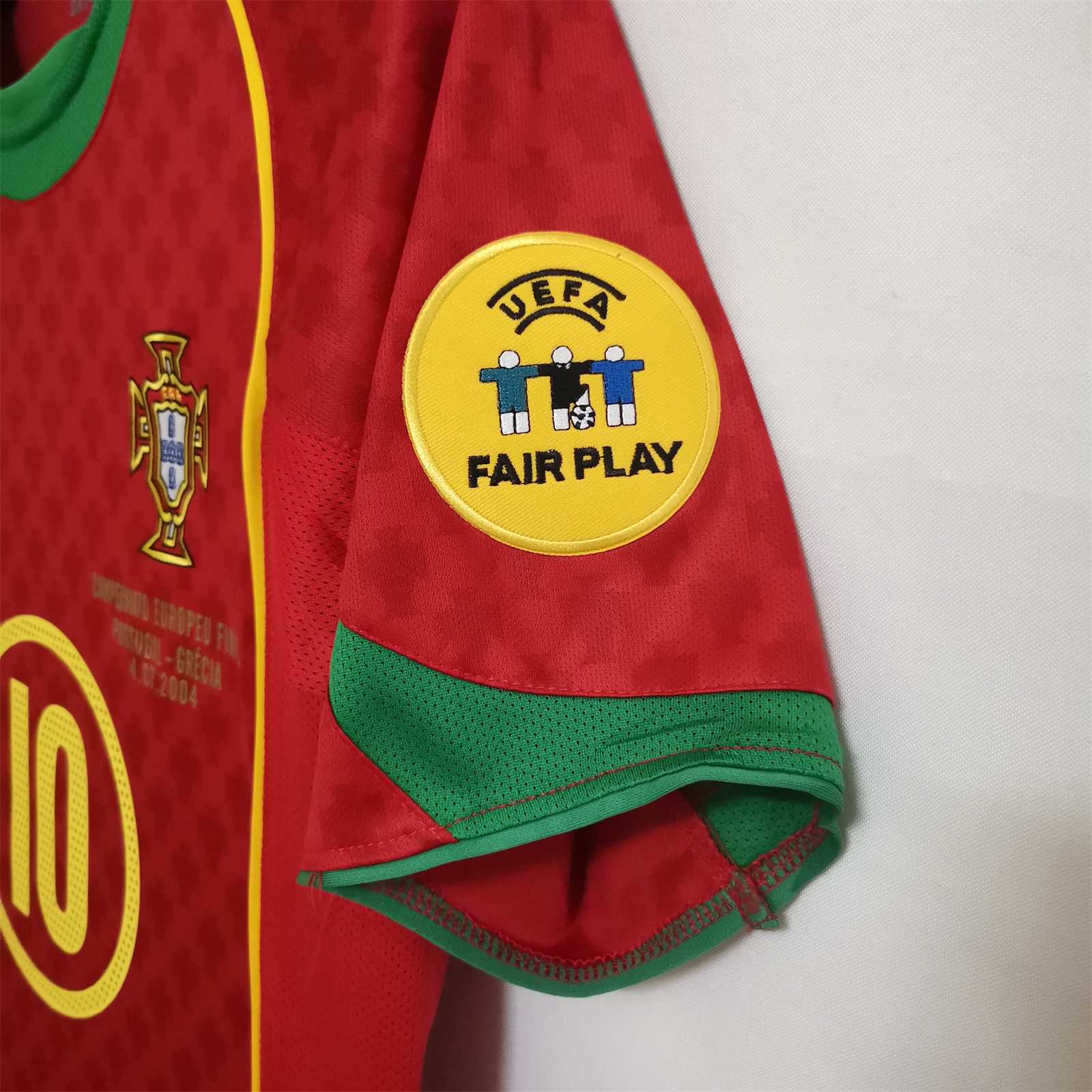 Portugal Retro-Trikot 2004 – Klassisches Euro 2004 Trikot
