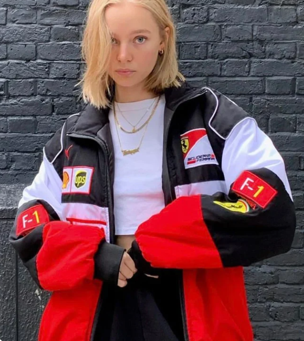 Chaqueta del Equipo de Carreras Rari F1 – Abrigo con cremallera Scuderia Motorsports