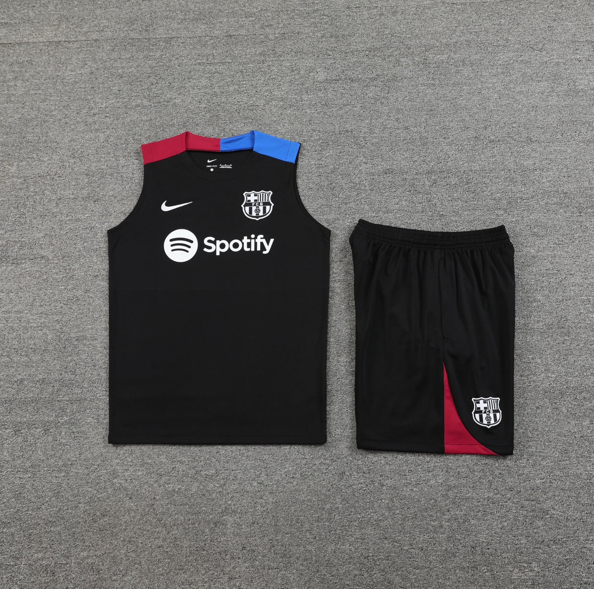 Set allenamento nero Barcelona 2024/25