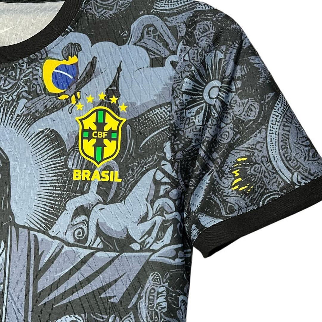 Das Brasilien Trikot Jesucristo Redentor 24-25 Sonderedition