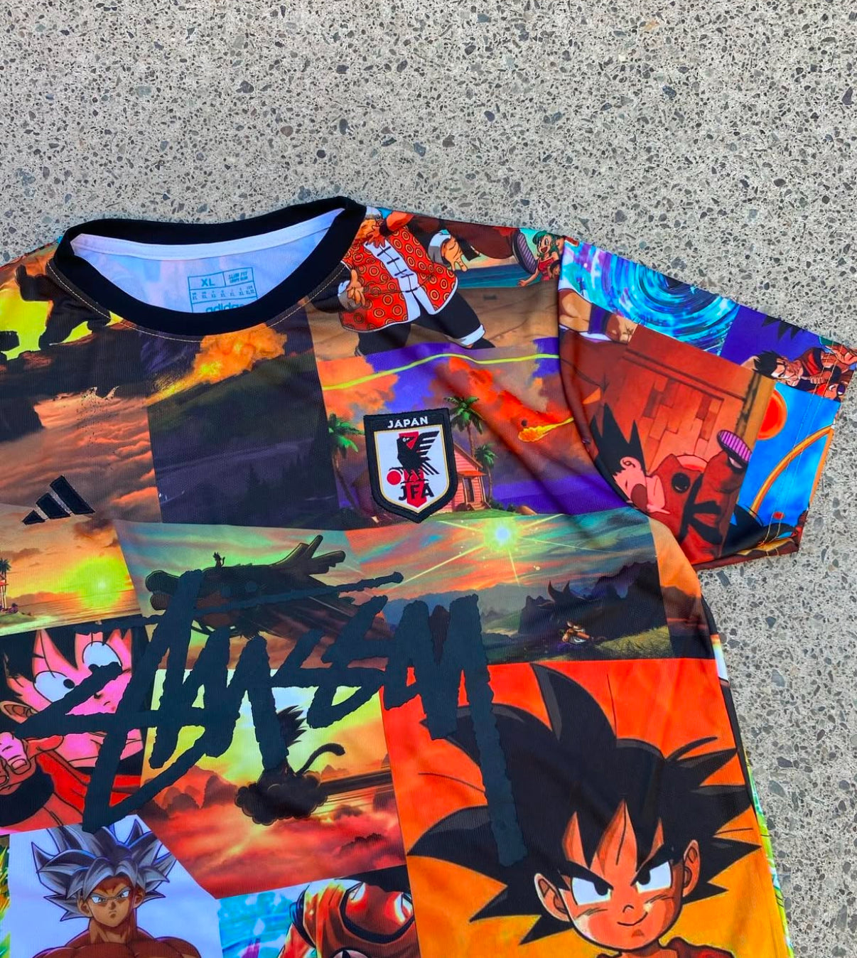 Maglia Giappone X Dragon Ball X Stussy Edizione Speciale 2025
