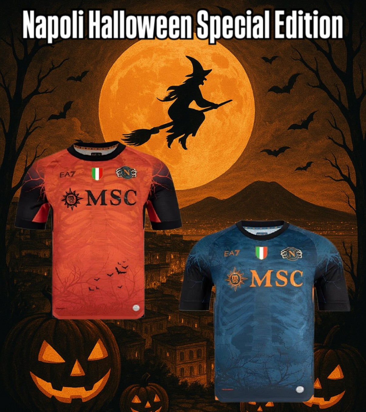 Napoli Halloween Orange Trikot 2025/2026