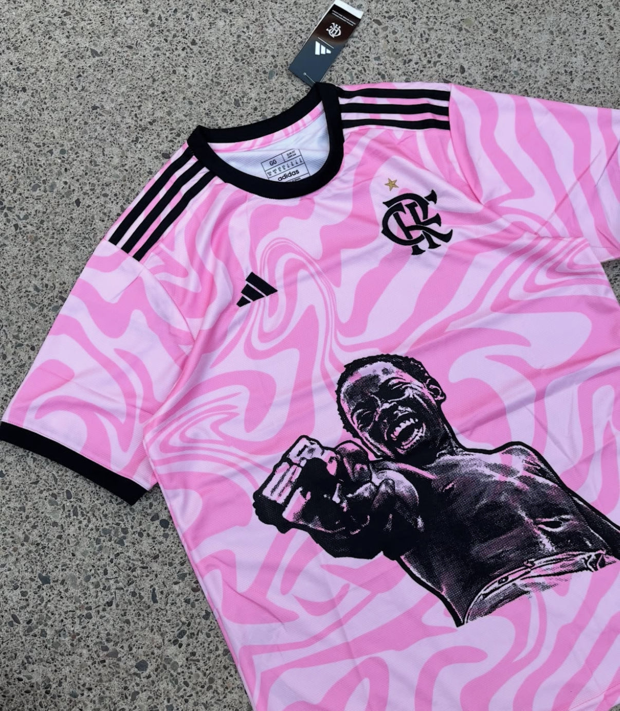 Flamengo x City of God Zé Pequeno Pink Trikot Limited Edition