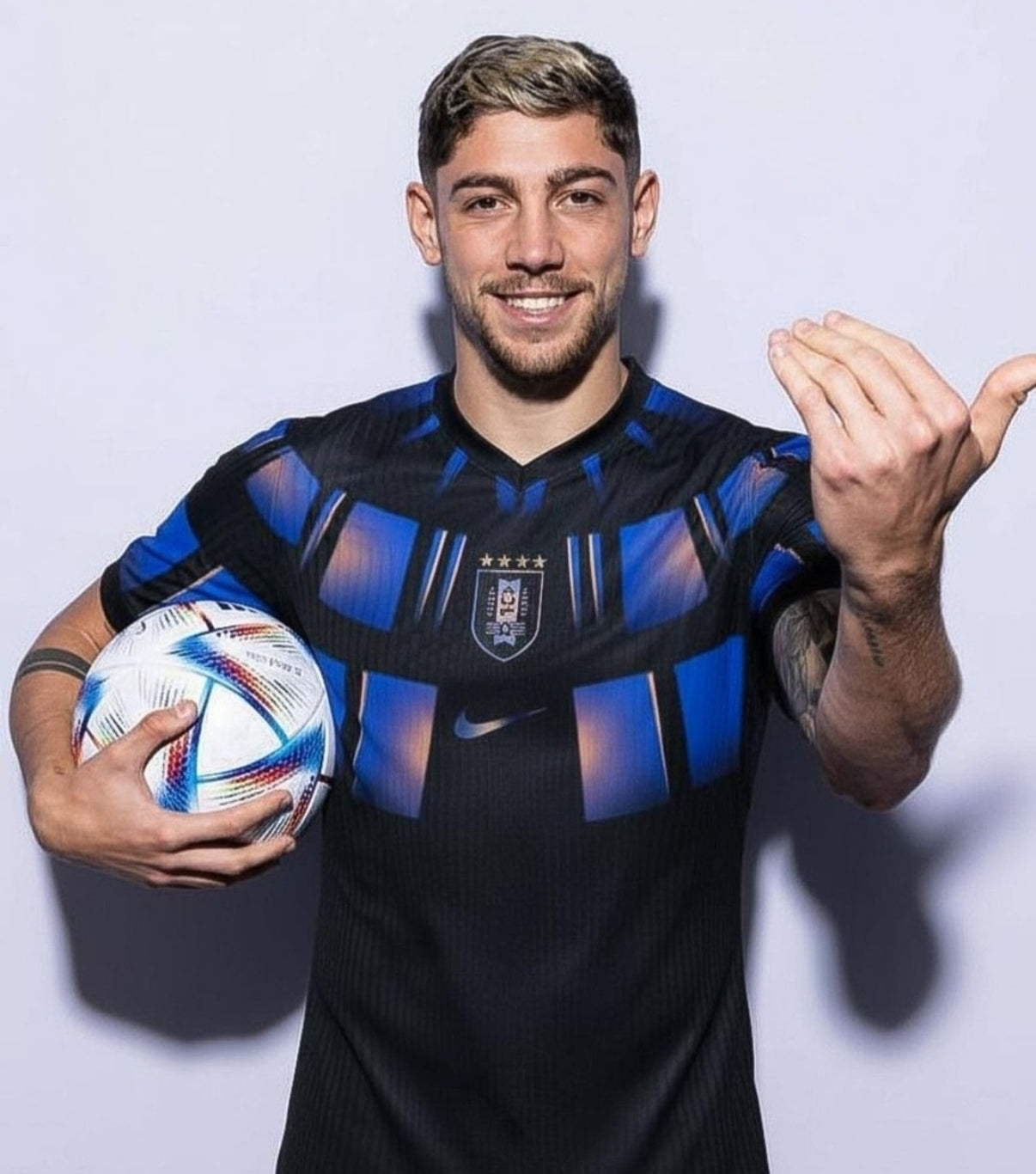 Maglia trasferta Uruguay Coppa del Mondo 2026 edizione Black Panther