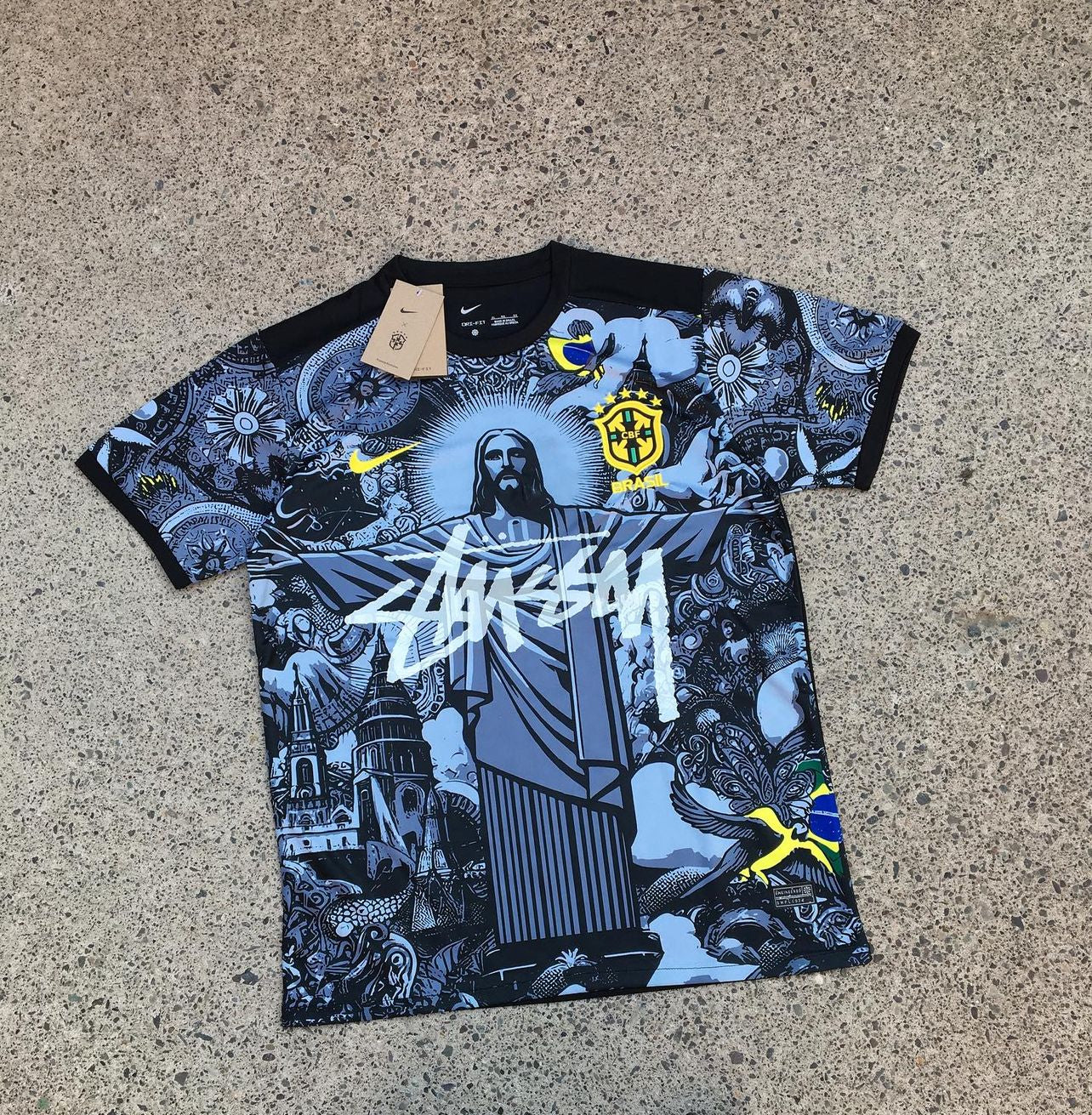 BRASILIEN X JESUS CHRISTUS X STUSSY SPEZIALAUSGABE (SCHWARZ)