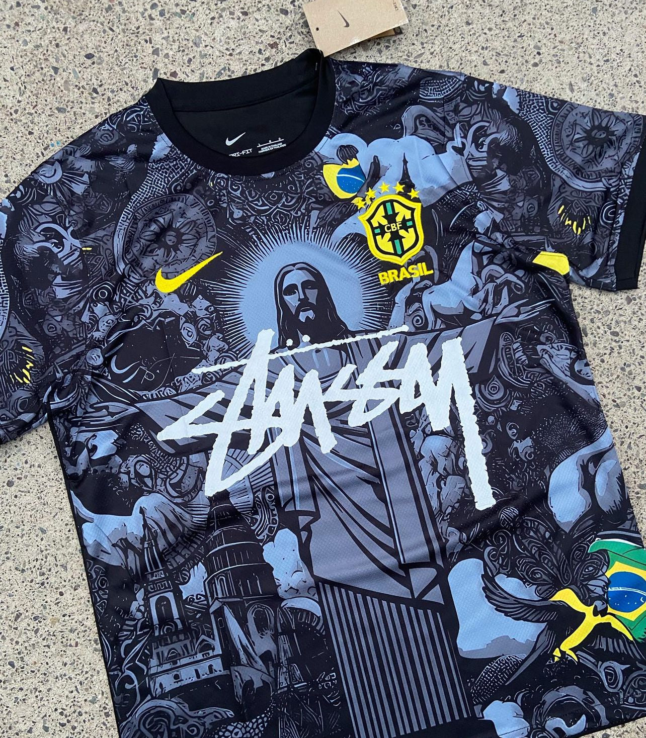BRASILIEN X JESUS CHRISTUS X STUSSY SPEZIALAUSGABE (SCHWARZ)