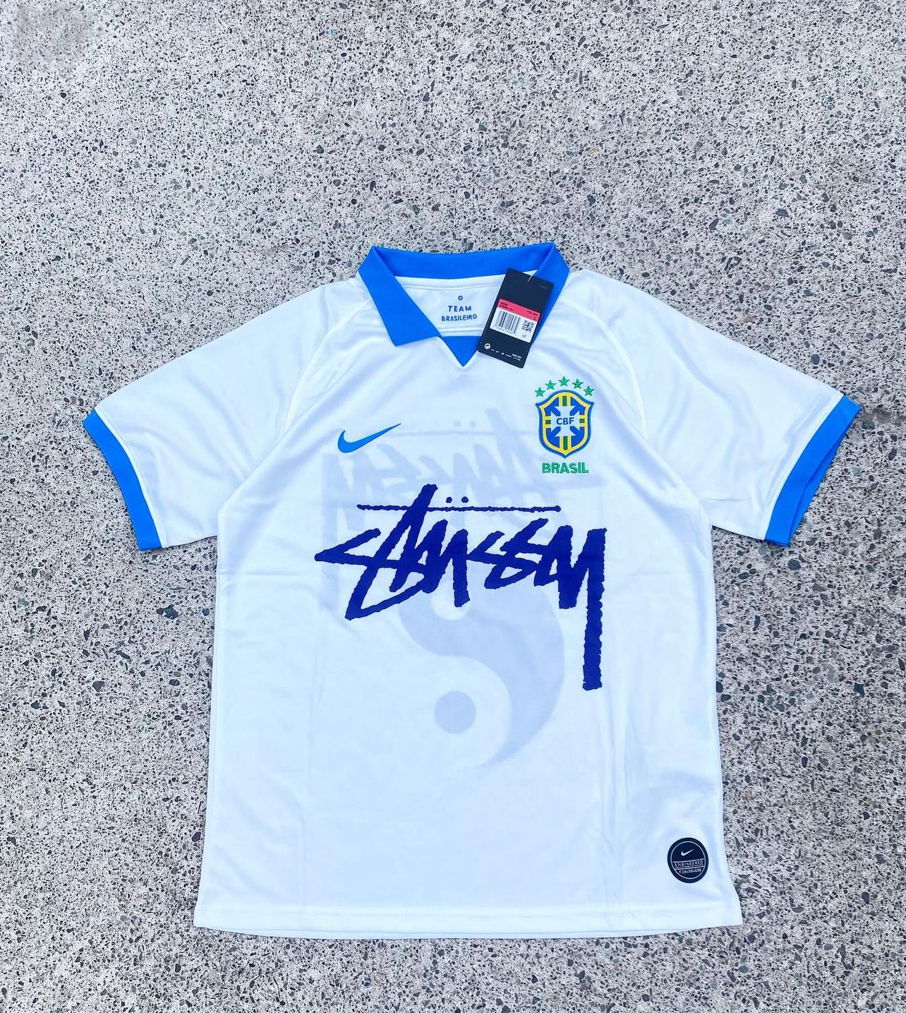Brazilië wit en blauw 2019 Stussy Speciale Editie