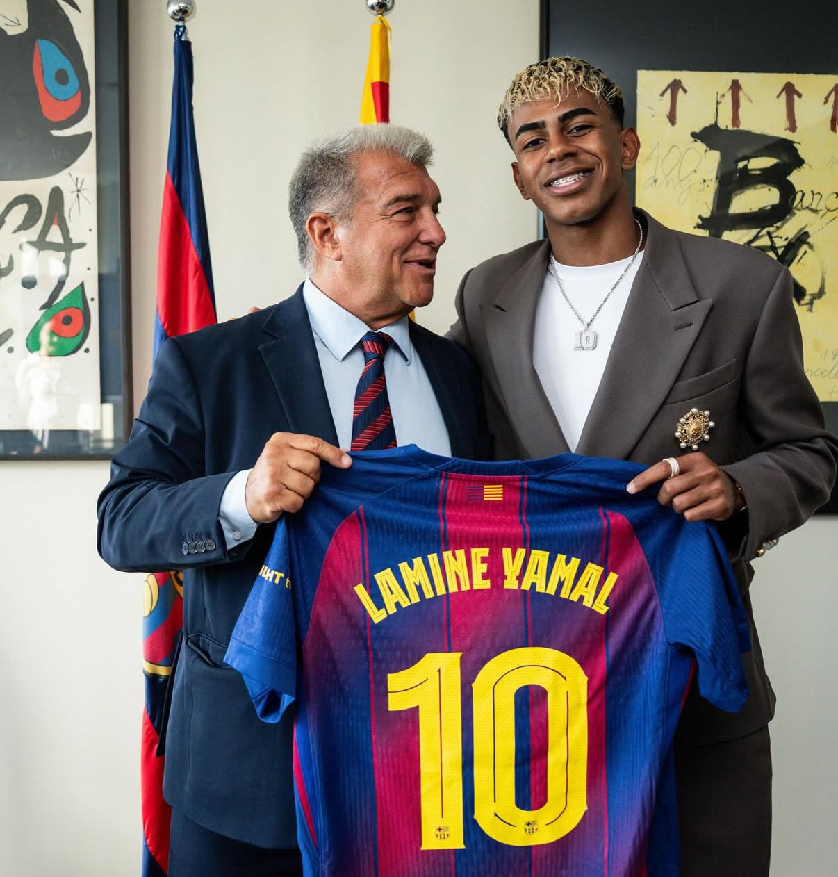 Maglia Fc Barcelona numero 10 Lamine Yamal