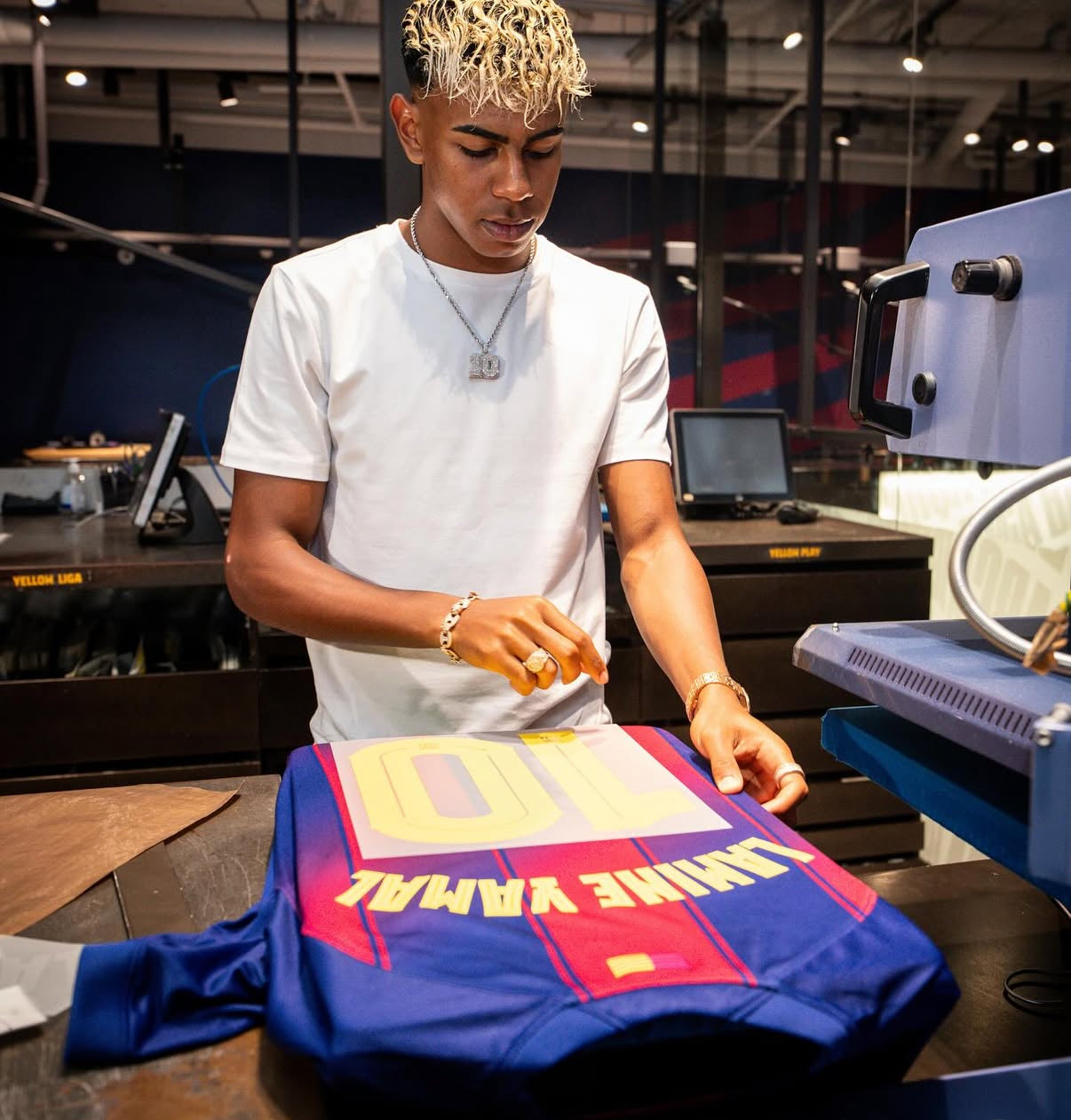 Maglia Fc Barcelona numero 10 Lamine Yamal