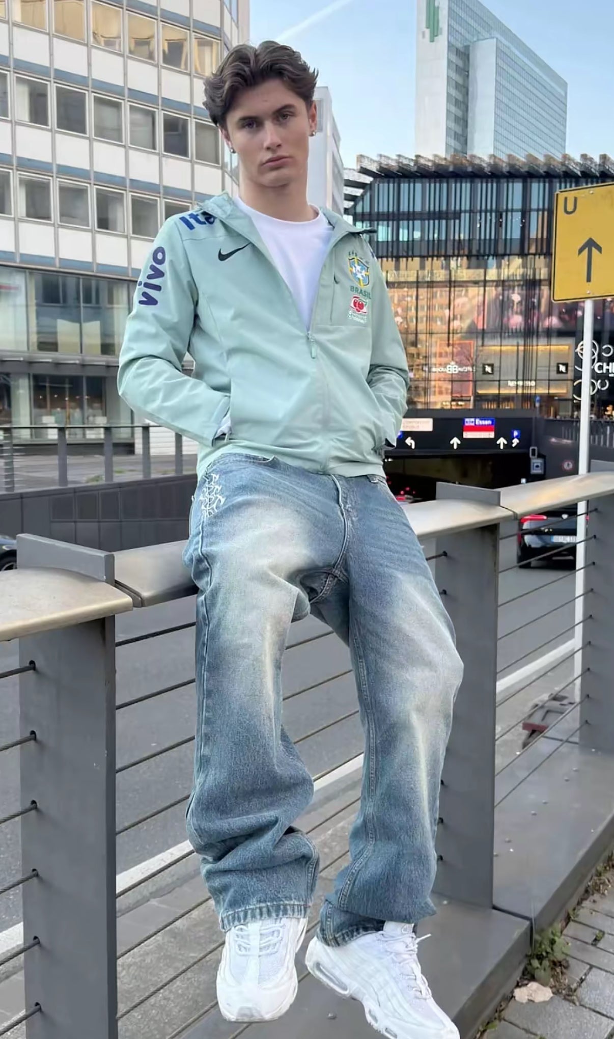 Brazilië Groene Windbreaker Jas