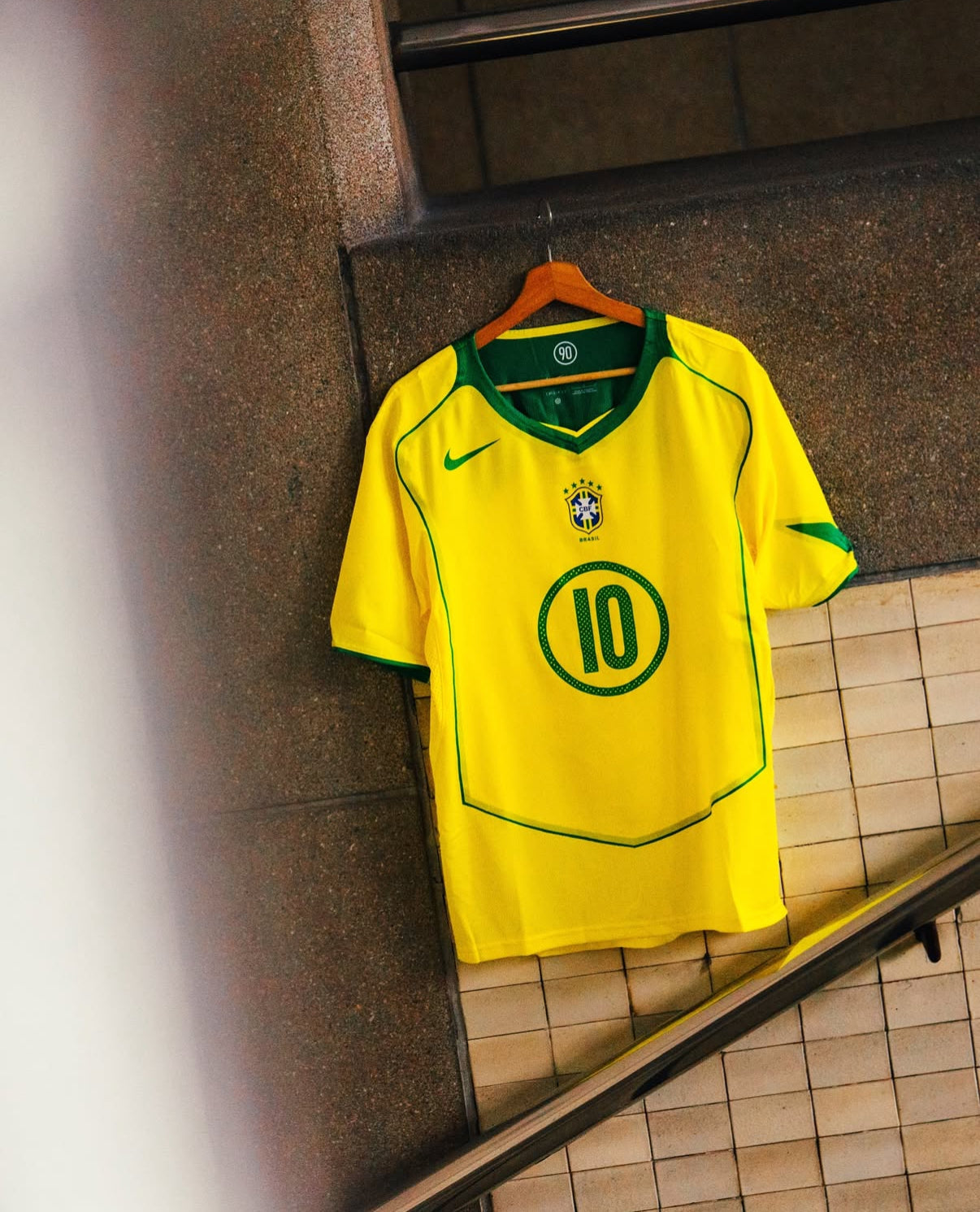 Camiseta retro Brasil 2004
