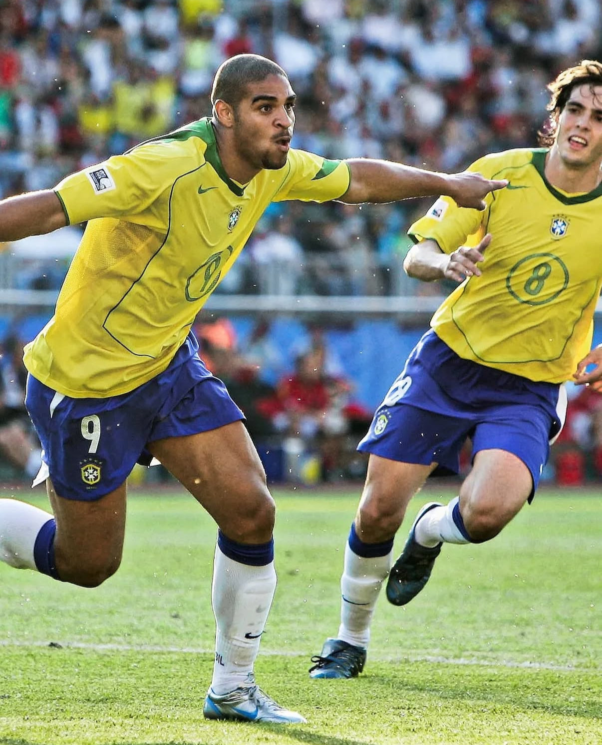 Camiseta retro Brasil 2004
