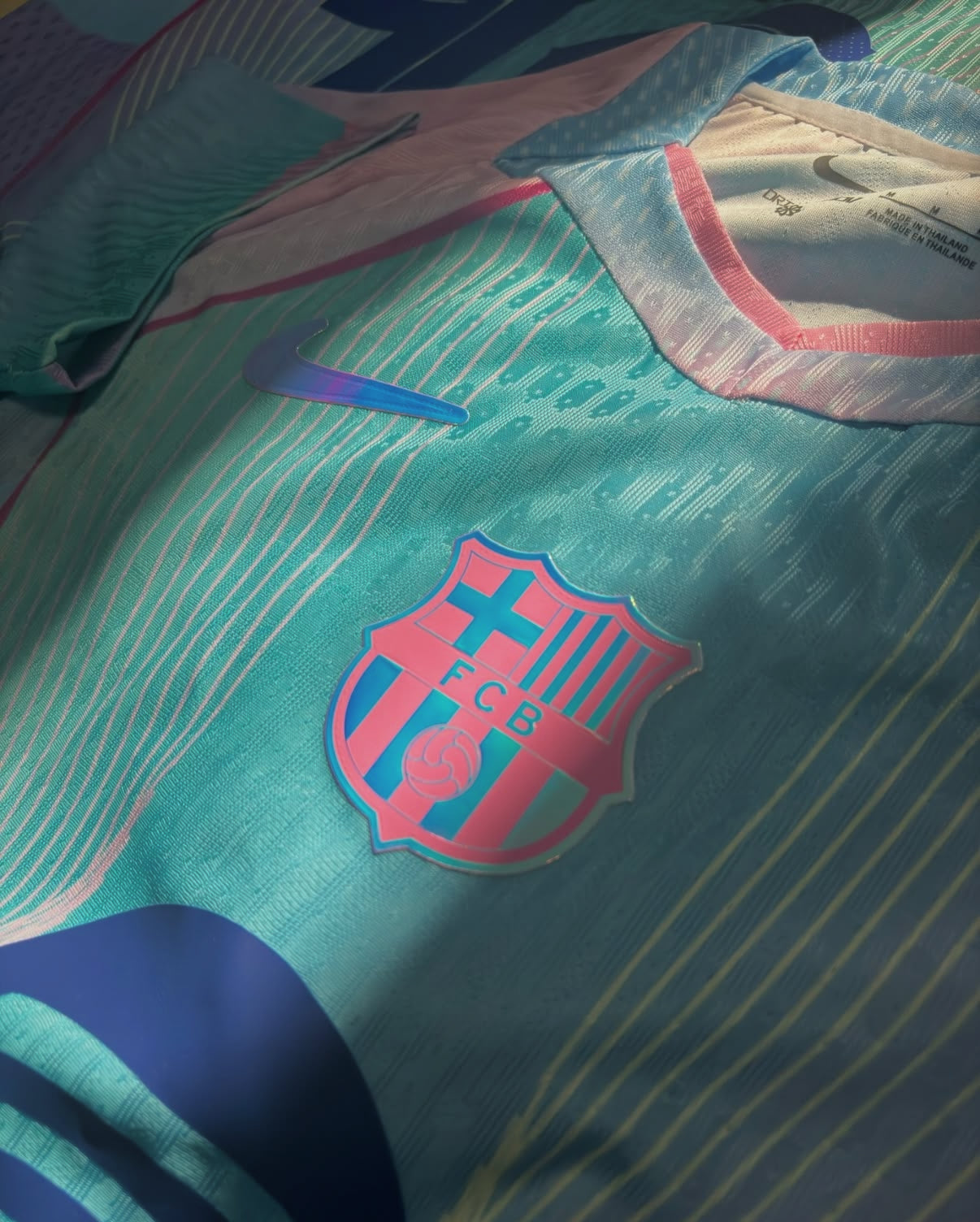 FC Barcellona Maglia Edizione Speciale Azzurro Chiaro