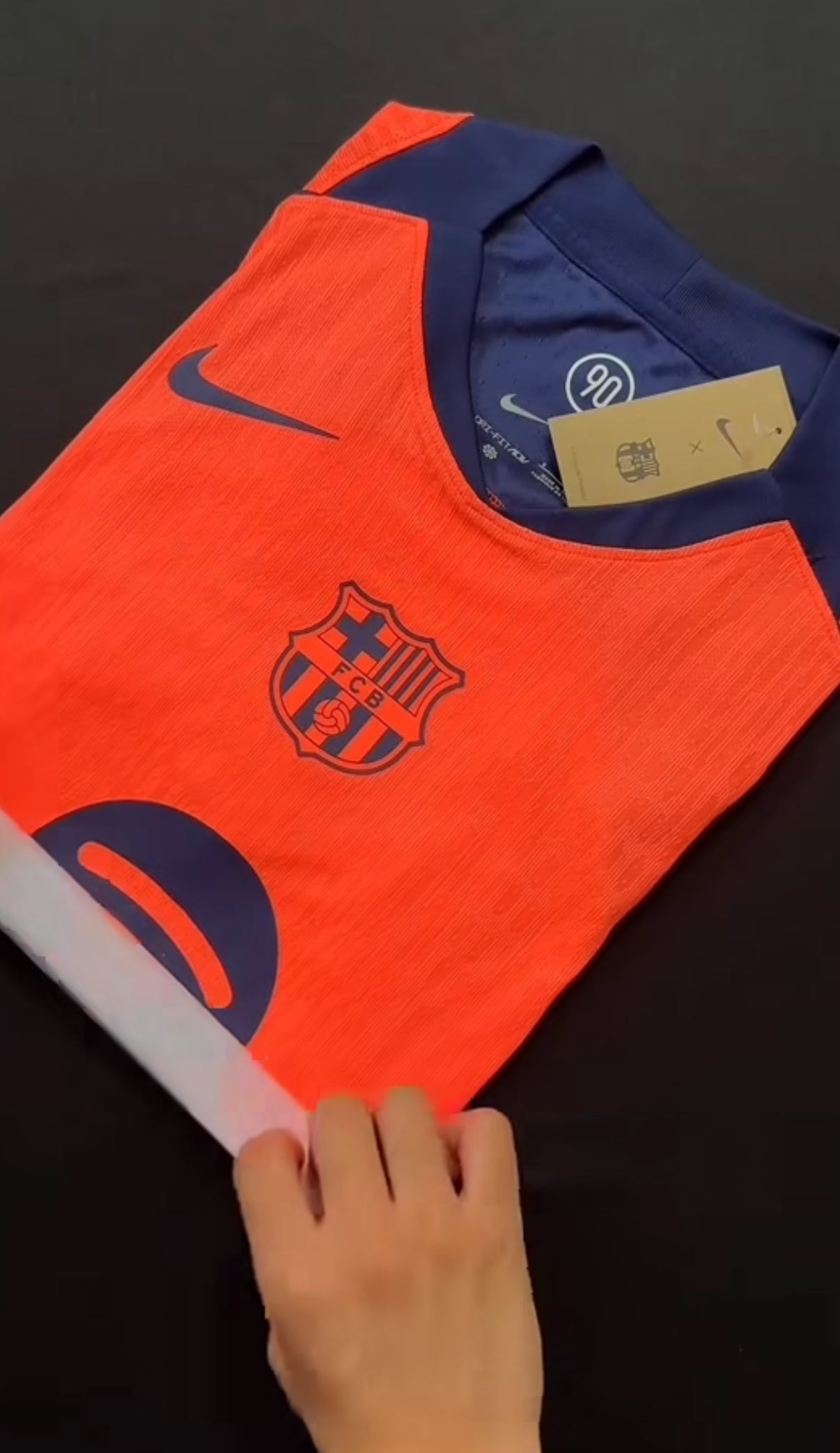 FC Barcellona Terza Maglia 2025/2026 Arancione