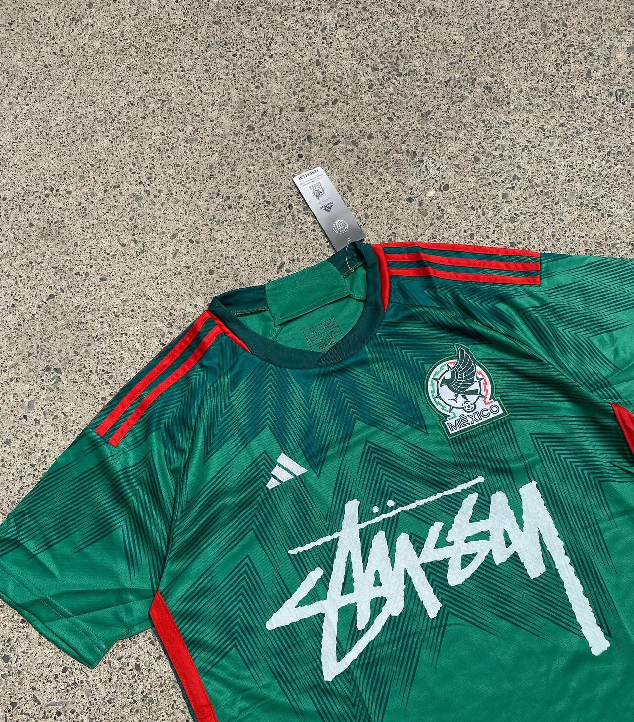 23/24 Mexiko X Stussy Sonderedition Fußballtrikot