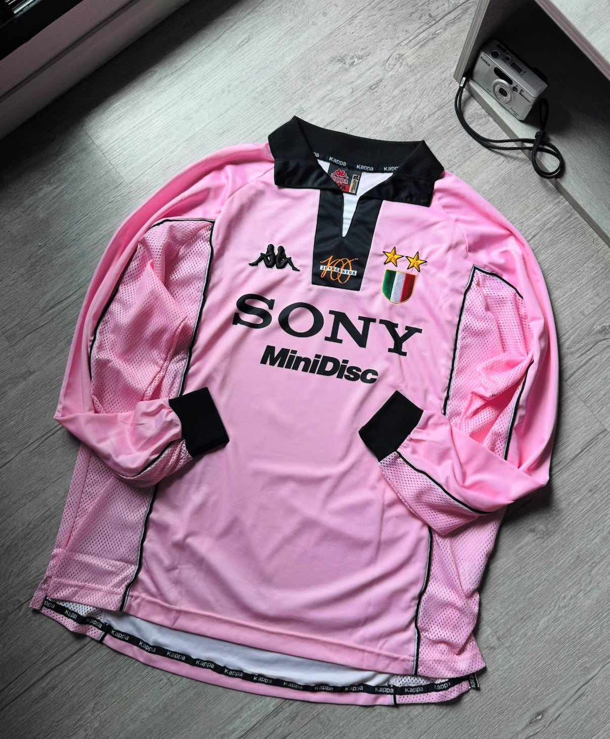 Maglia Retro Maniche Lunghe Rosa Juventus 1997-1998