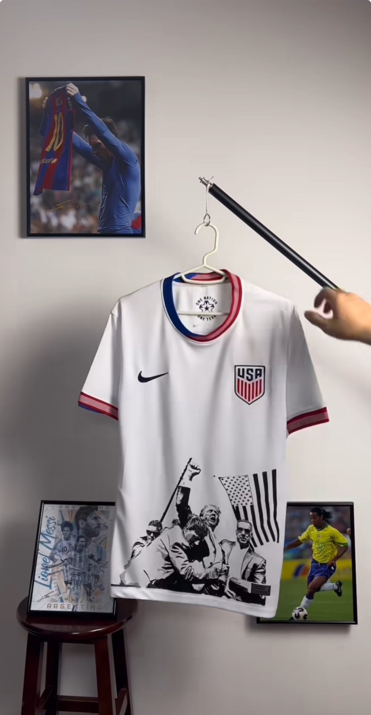 Kit da calcio edizione speciale Donald Trump USA