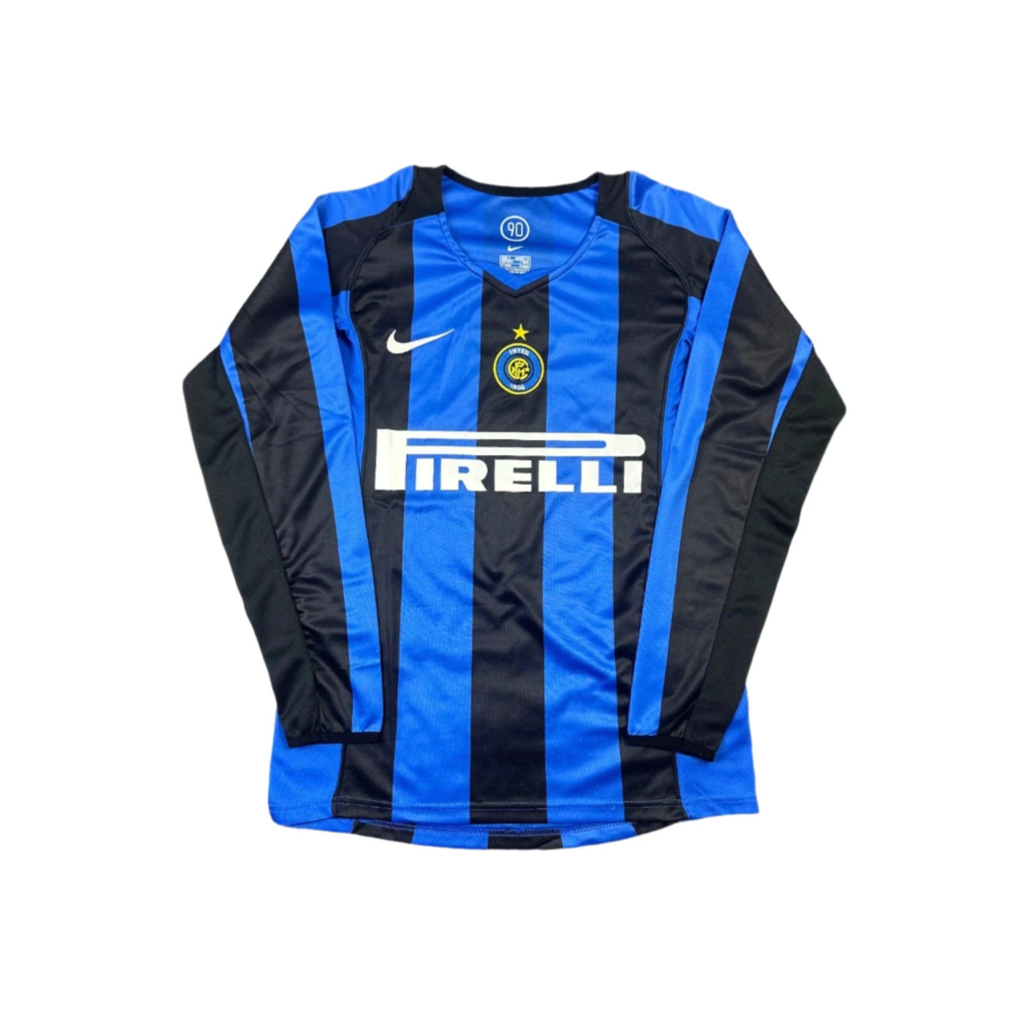 Camiseta retro de local manga larga Inter de Milán 2004/2005 | Equipación vintage