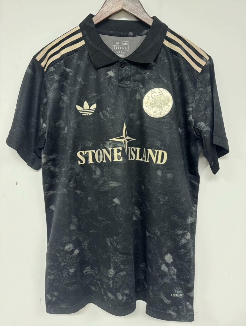 Ajax-Stone Island Fußballtrikot 2024-2025