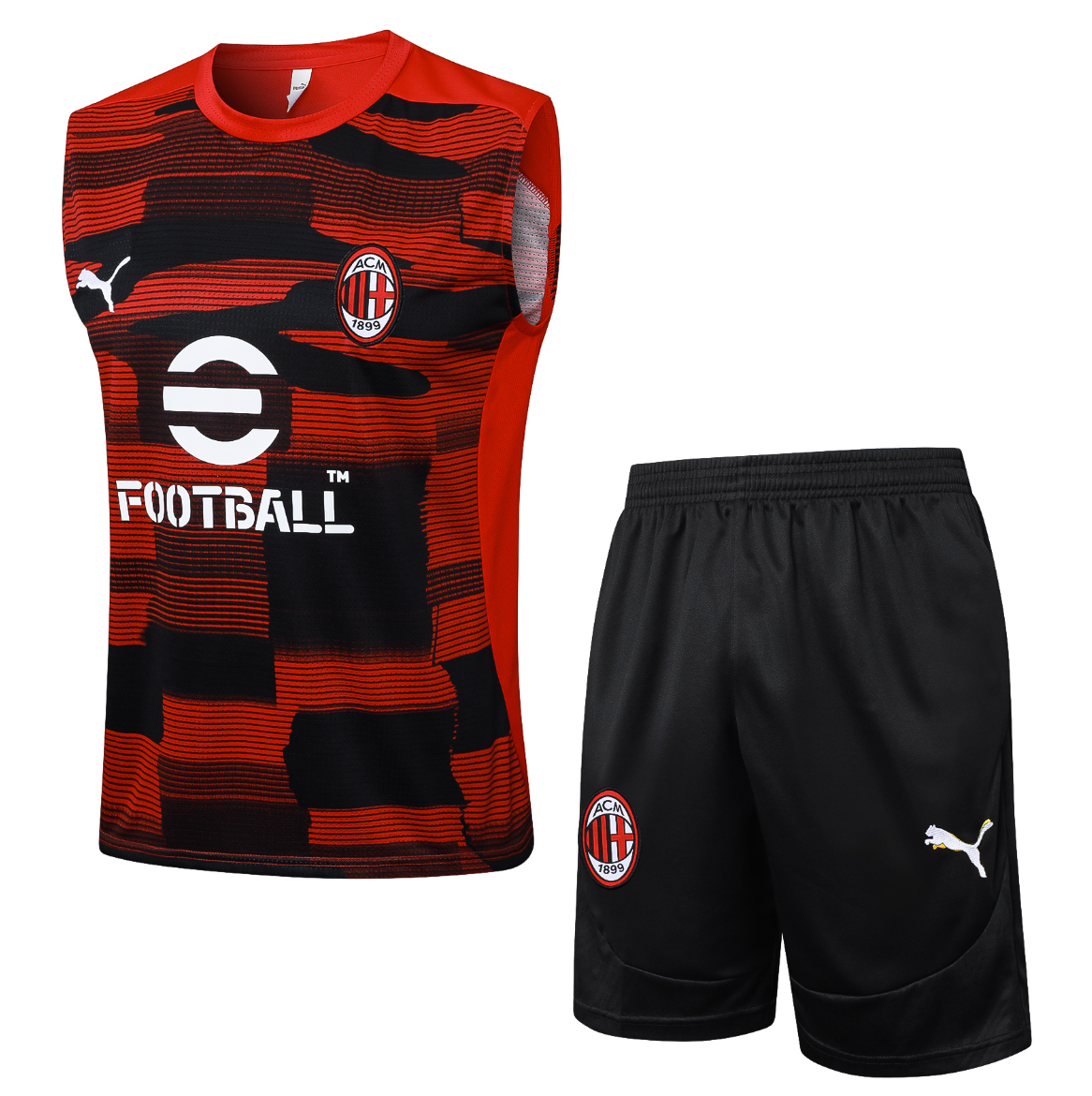 Ensemble été sans manches AC Milan 2026