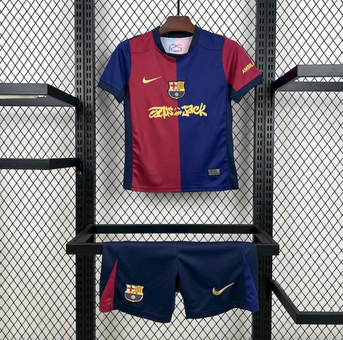 FC Barcellona × Travis Scott Kit Calcio Bambini