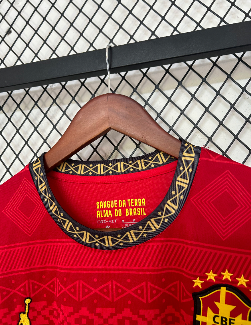 Brasile Maglia Rossa Jordan 2026