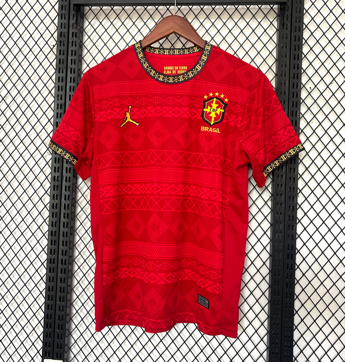 Brasile Maglia Rossa Jordan 2026
