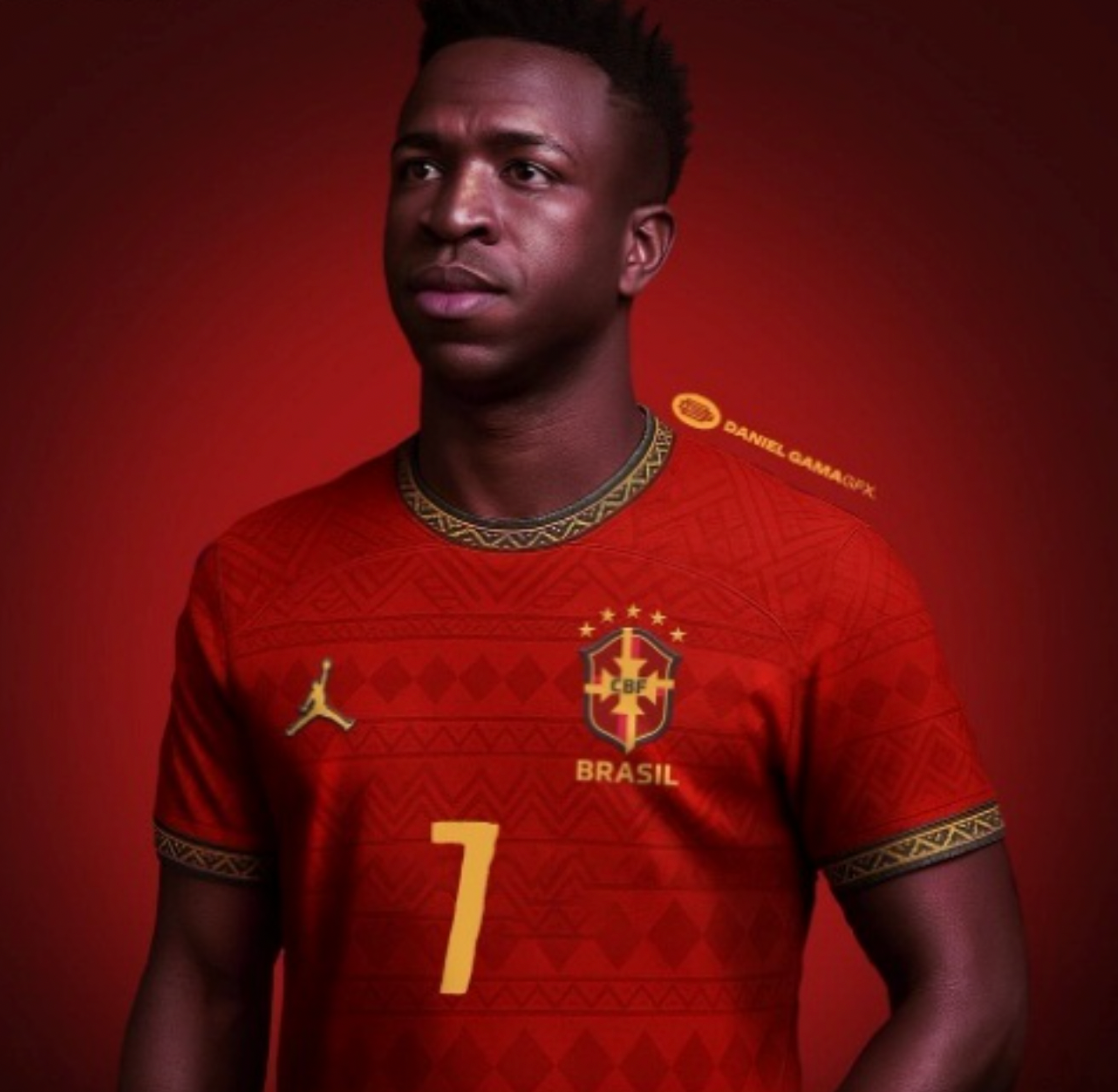 Brasile Maglia Rossa Jordan 2026