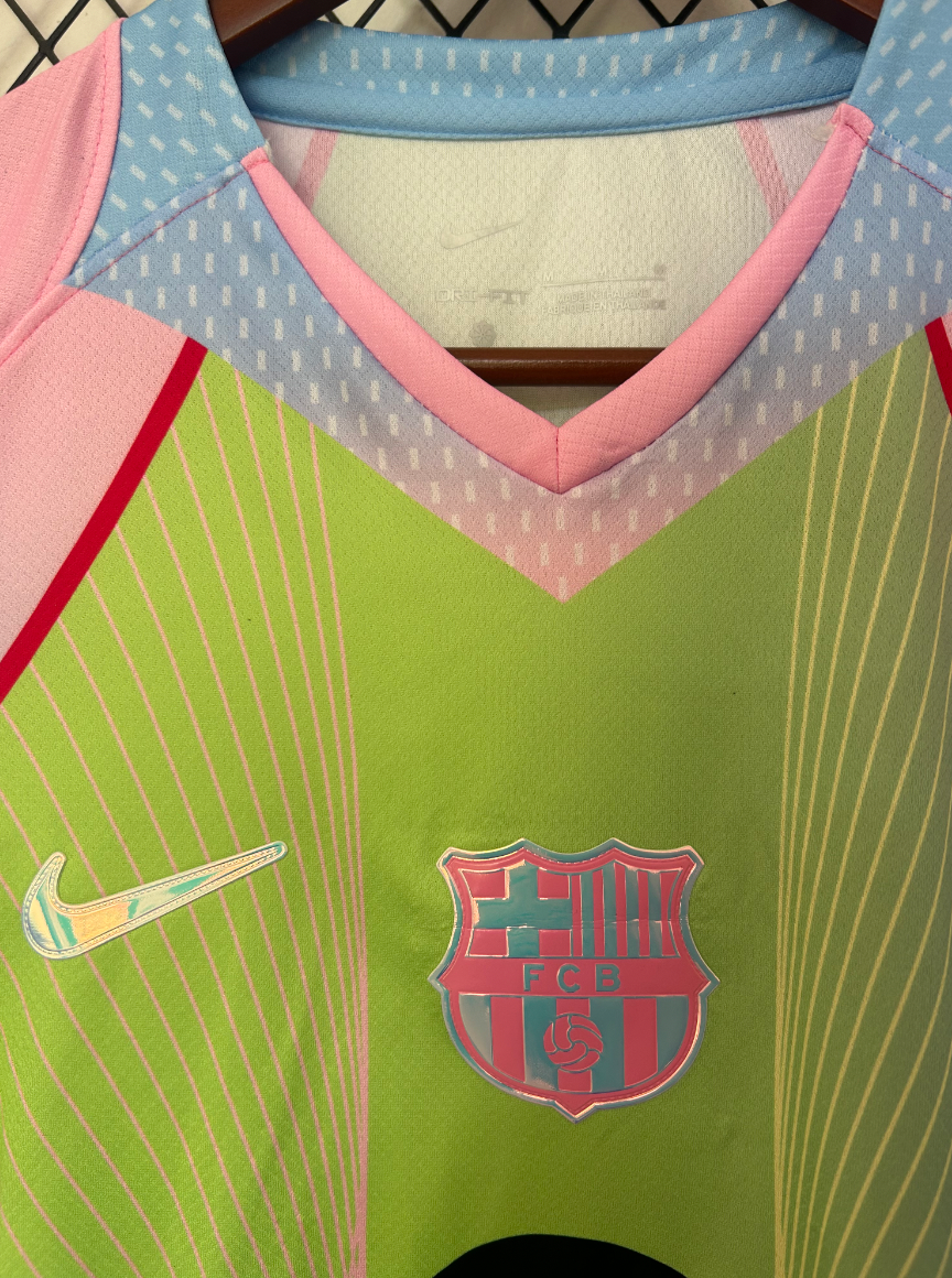 FC Barcelona Limettengrünes Spezialedition Trikot 2025/2026