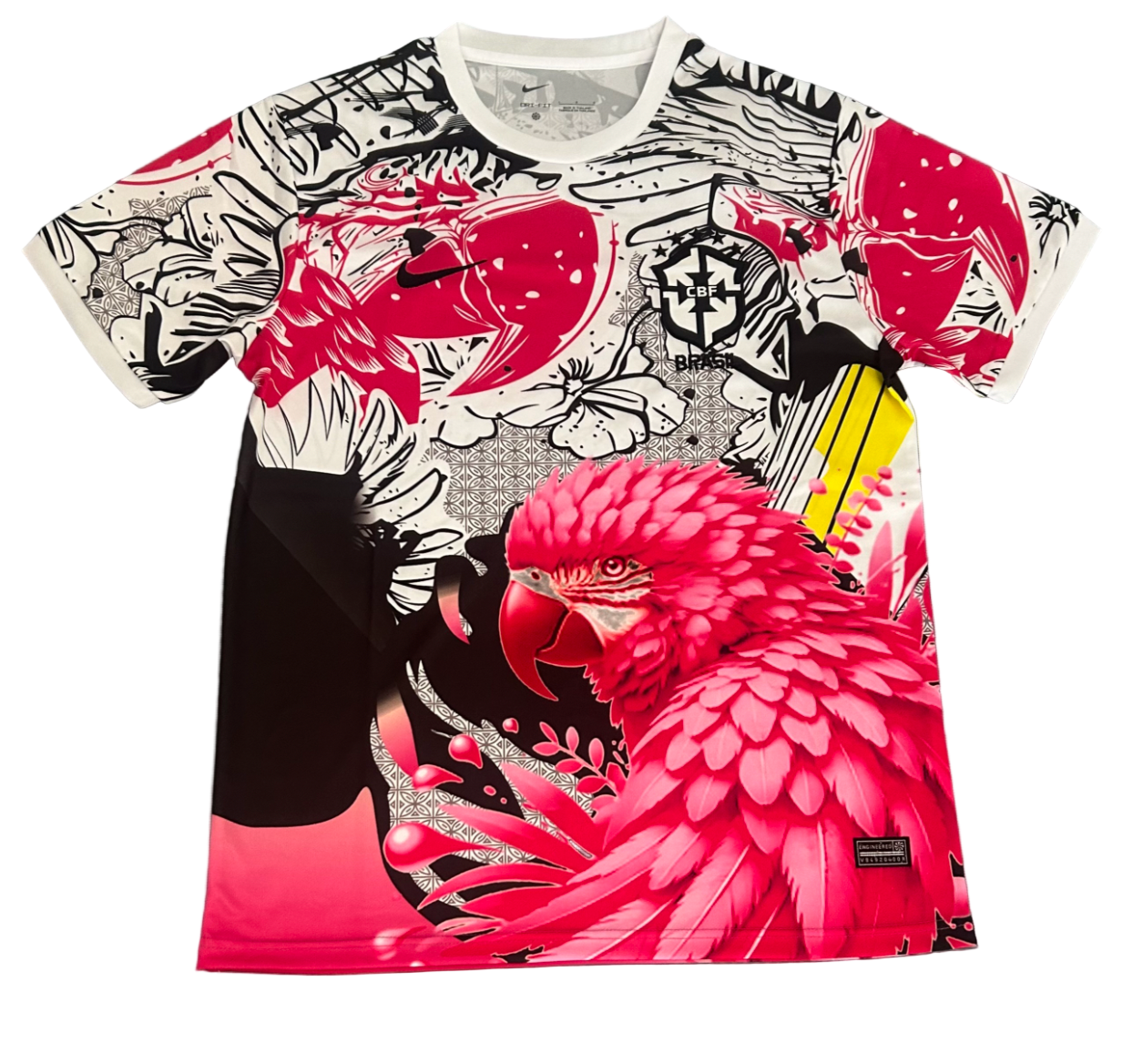Maglia Brasile Pappagallo Rosa Edizione Speciale 2026