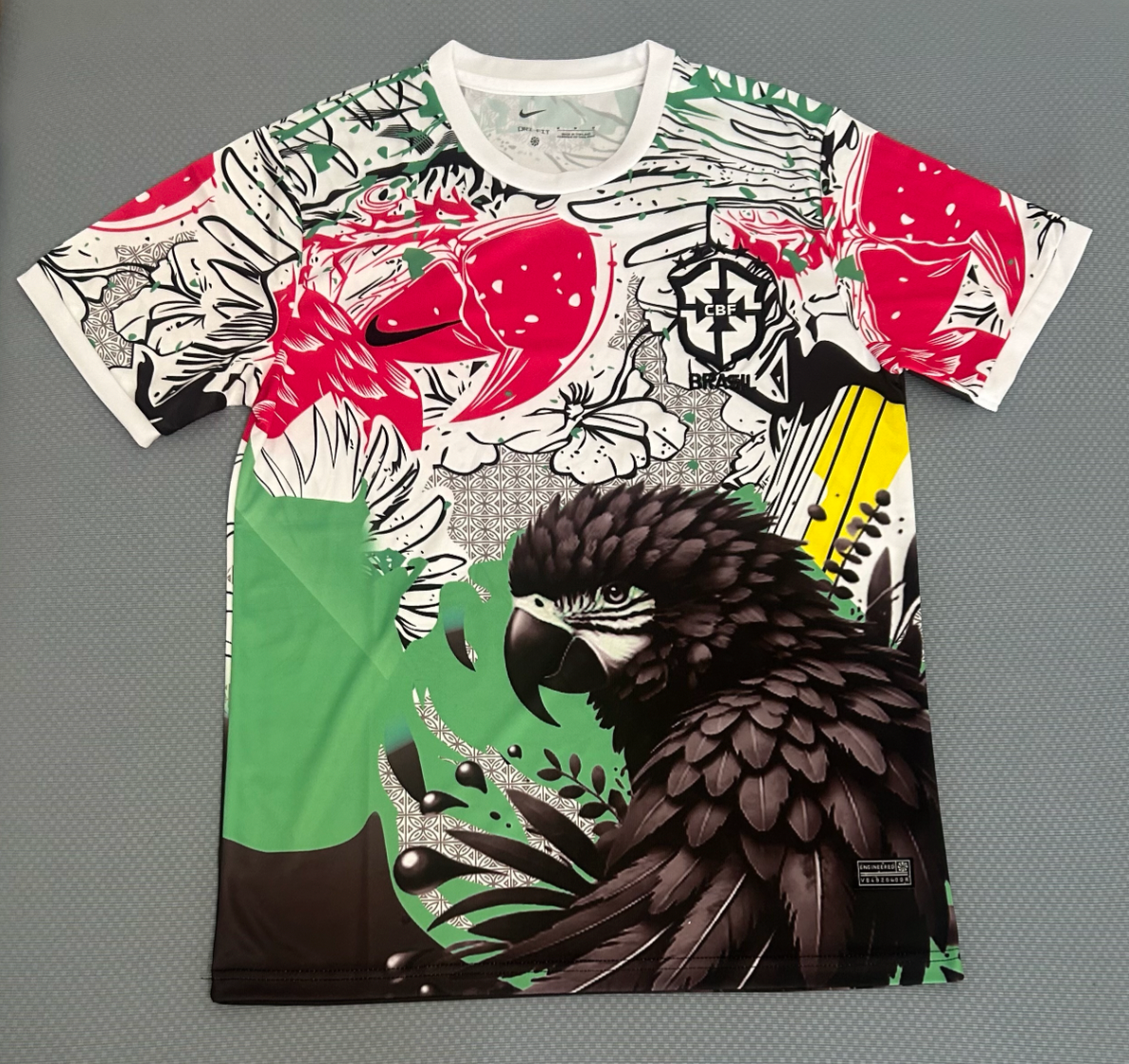 Brasilien Schwarz Papagei Trikot Sonderedition 2026