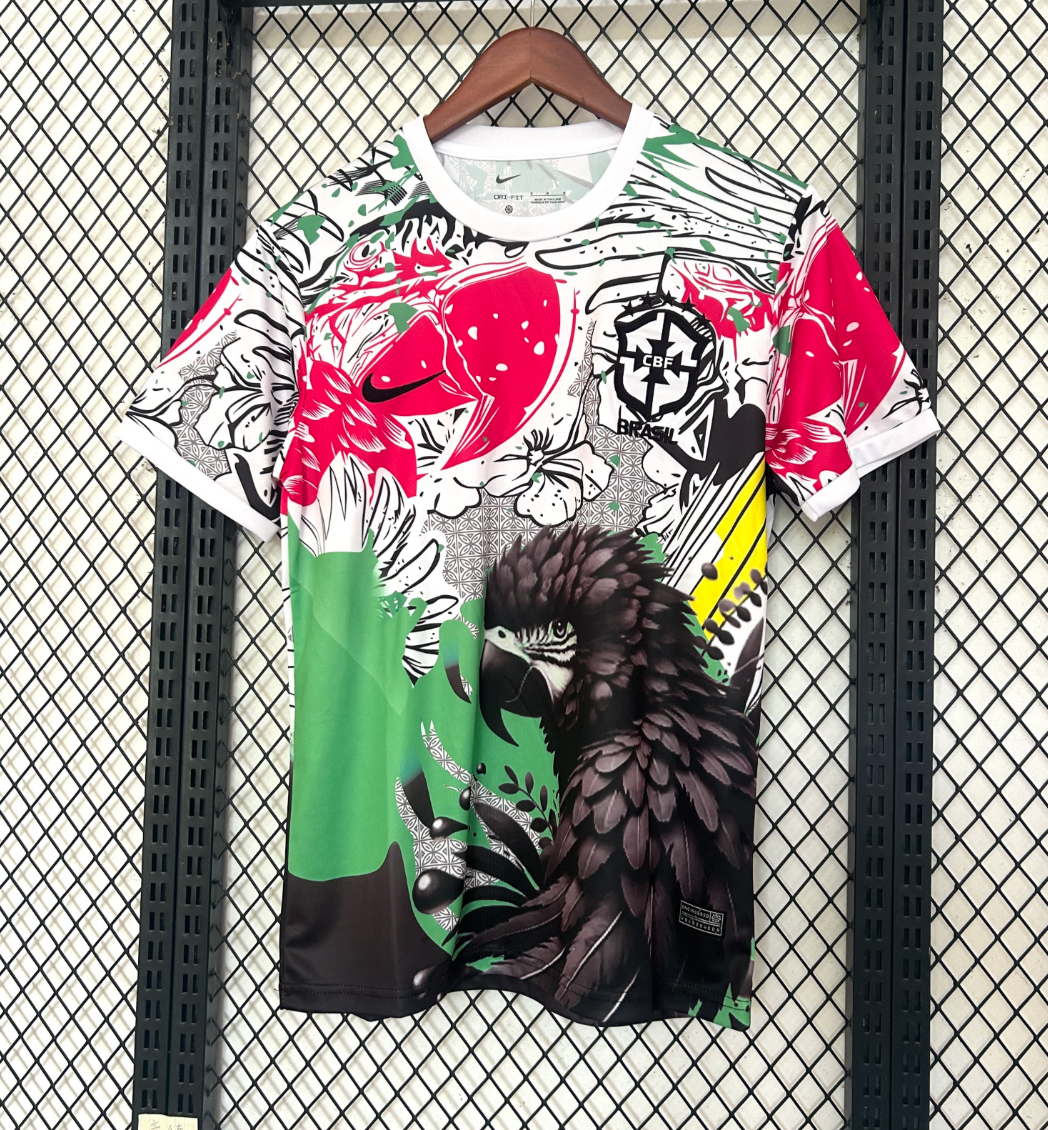 Brasilien Schwarz Papagei Trikot Sonderedition 2026