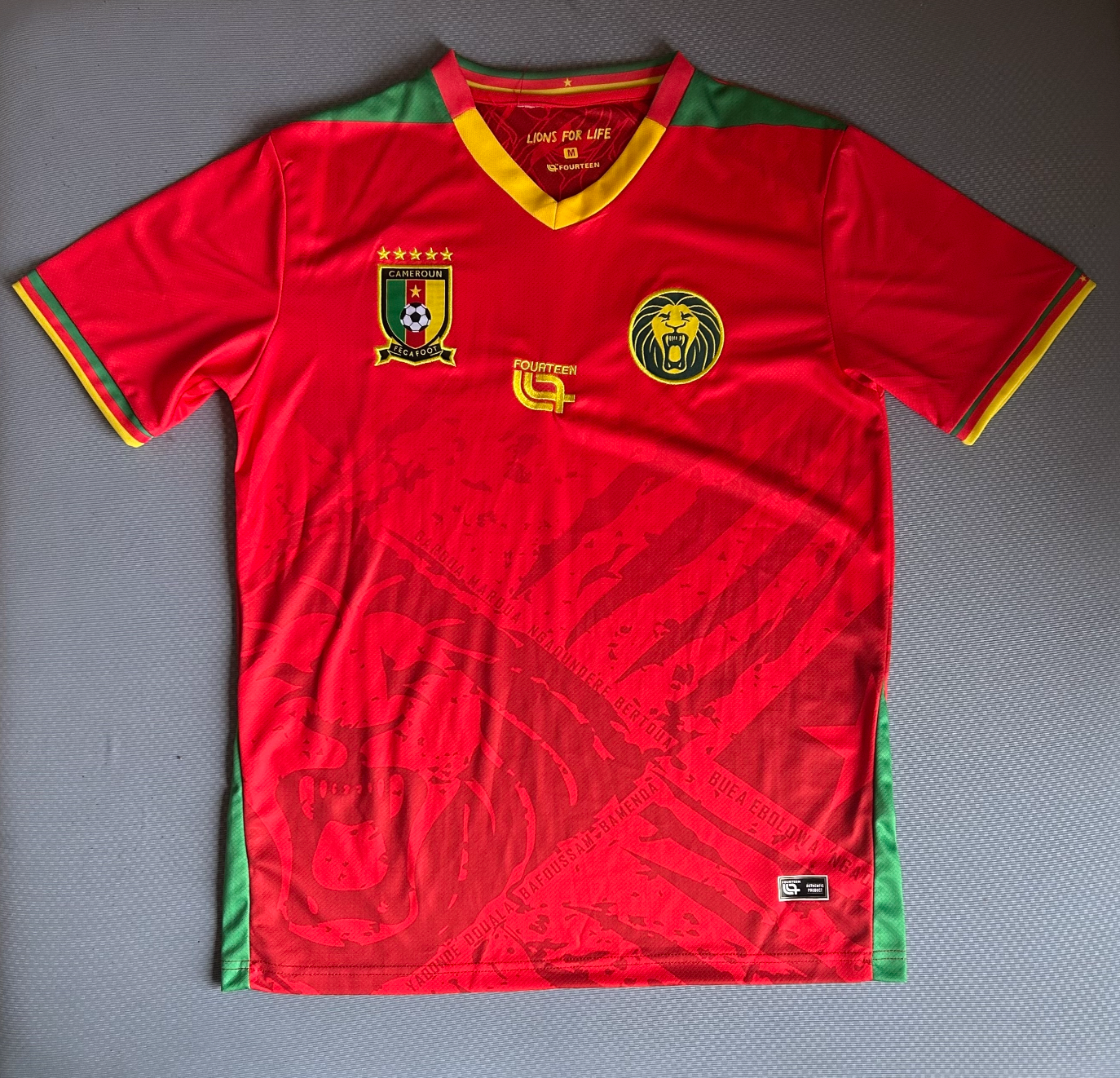 Kameroen 2025/2026 Derde rood shirt