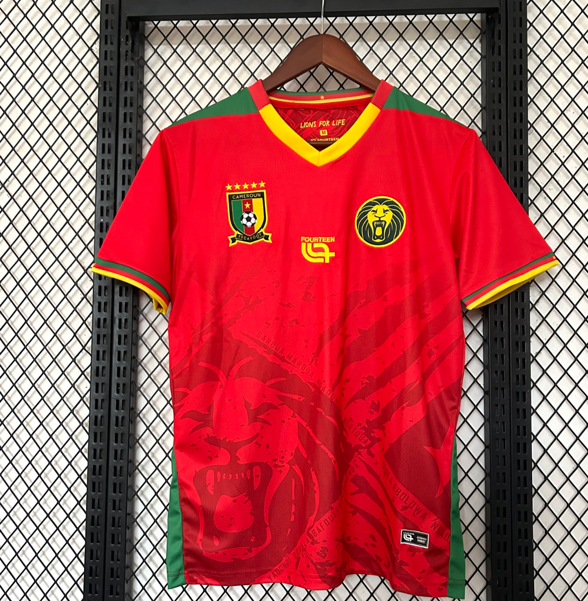 Kameroen 2025/2026 Derde rood shirt