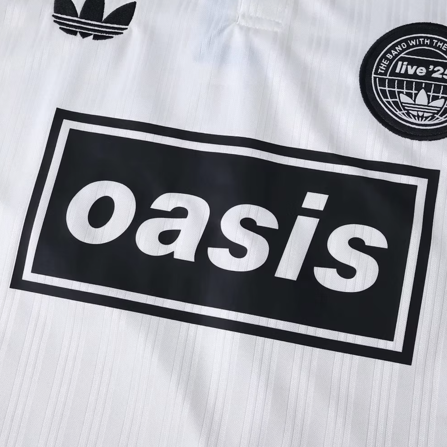 Oasis x Adidas Trikot Weiß und Schwarz