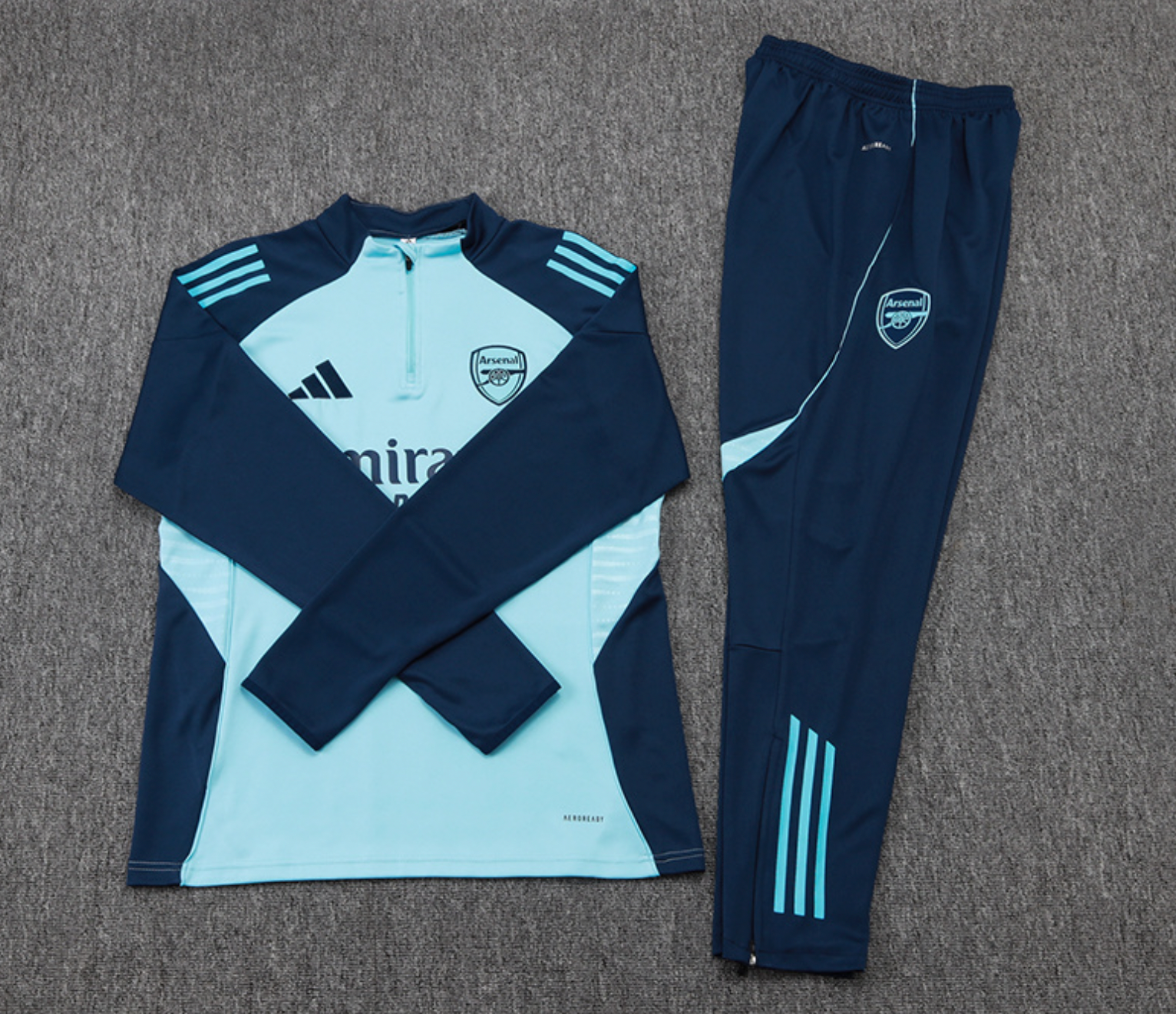 Tuta Mezza Zip Azzurra Arsenal 2025/2026