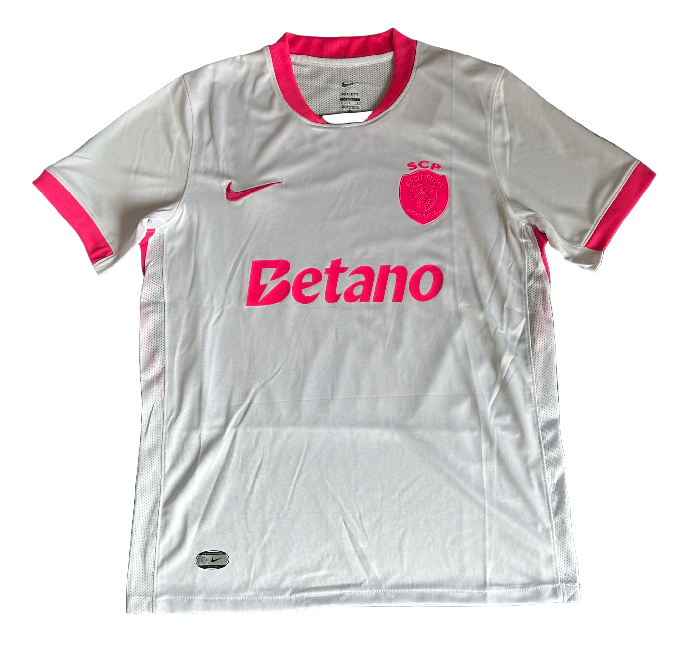 Sporting Lisbona 2026 Maglia Bianca e Rosa