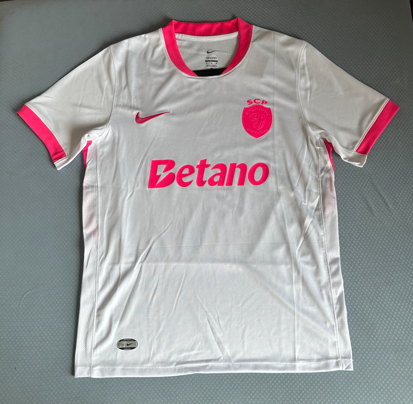 Sporting Lisbona 2026 Maglia Bianca e Rosa