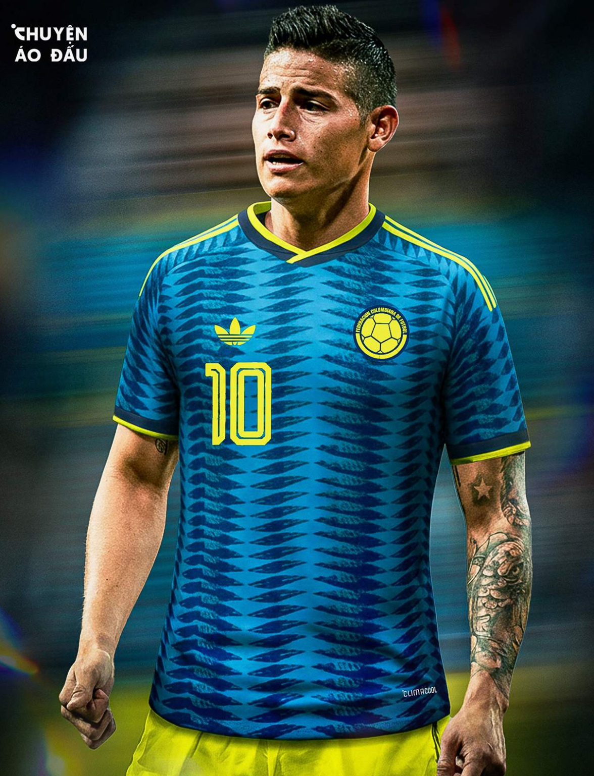 Maglia da trasferta Colombia Coppa del Mondo 2026